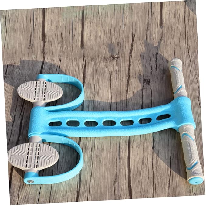 Home Fitness Pedal Resistance Trainer for Leg Workouts Portable Stretch Board for Men and Women for Ages Comfortable Handles for Easy Use