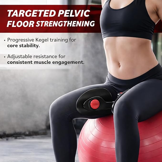 Adjustable Thigh Trainer for Women and Men – Inner Thigh Exerciser, Hip and Glute Workout Equipment, Leg Toning Device for Home Gym Workout