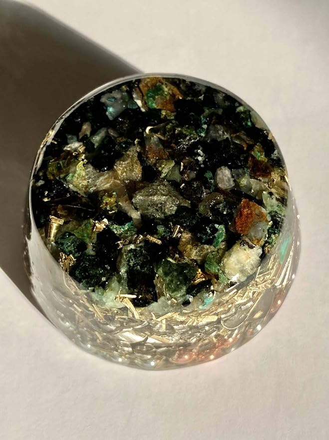 Chrysocolla Single Crystal Small Tower Buster Positive Orgone (Chrysocolla)