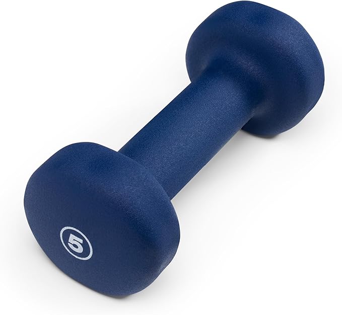 Marcy Colored Neoprene Dumbbell Hand Weights, Exercise Free Weights for Home Gym - Sold in Singles