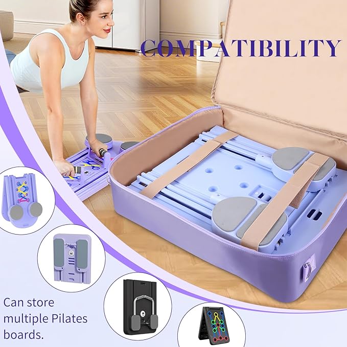 Storage Bag for Pilates Board Pilates Board Organizer Portable Shoulder Gym Bag for Outdoor Exercise Home Storage