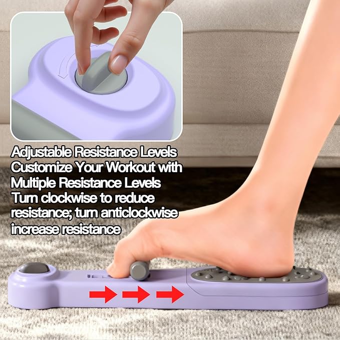 Foot Arch Trainer with Adjustable Resistance, Plantar Fasciitis Relief & Arch Support Strength, for Flat Feet, Foot Arch Exercise for Adults & Seniors