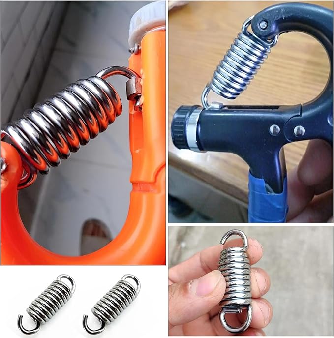 5 Pack Grip Strength Trainer Spring Replacement Stainless Steel Resistant Tension Springs For Hand Grip Strengthener Hand Gripper Squeezer Forearm Strengtheners Exerciser Repair Parts