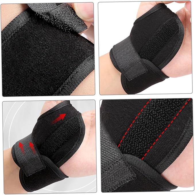 Cabilock 2pcs Wrist Wrap Brace Compression Support for Sports, Breathable Adjustable Wrist Protector for Men and Women, Left and Right Hand Fit, Gym and Weightlifting Joint Wraps