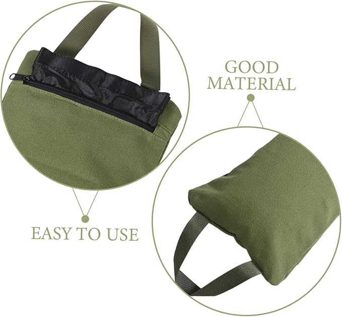 Canvas Weightlifting Sandbag for Fitness Training Unfilled Exercise Pouch for Yoga Leg Slimming Weightlifting Portable Gym Bag for Weight