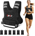 Adjustable Weighted Vest for Women - 04-10lb/11-20lb/20-32lb Vest with 6 Ironsand Weights for Strength Training,Body Weight Vest Exercise Set for Running, Walking and Home Workouts