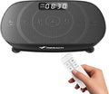MERACH Vibration Plate Exercise Machine, Curved Vibration Plate for Lymphatic Drainage Weight Loss, Vibrating Plate with Real-Time Calorie Tracking on LED Display, Workout Equipment for Home Women Men