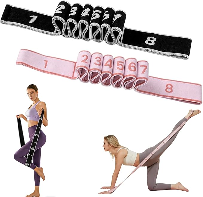 Resistance Bands, Resistance Bands with Handles, Resistance Bands for Working Out, Adjustable Bands for Full Body Stretching Shaping