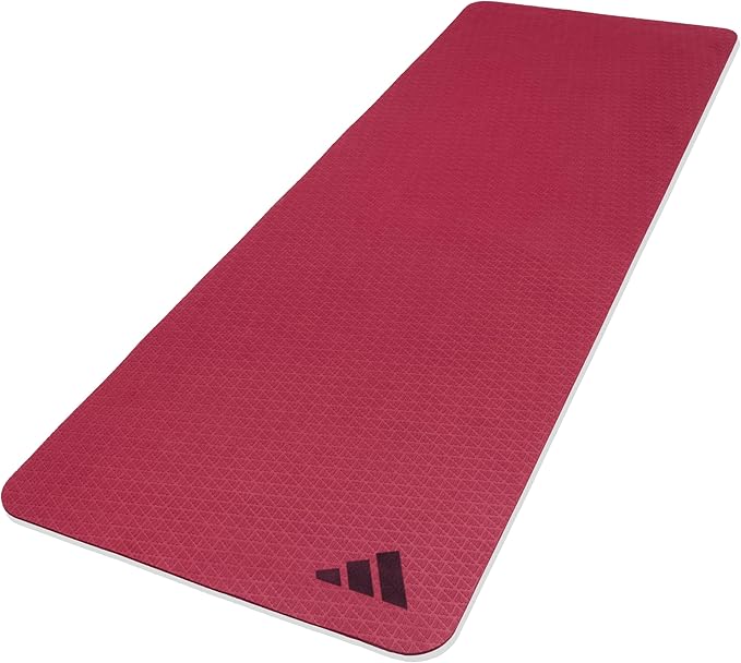 adidas Yoga Mat - Eco Friendly - Non Slip, Durable Textured Surface