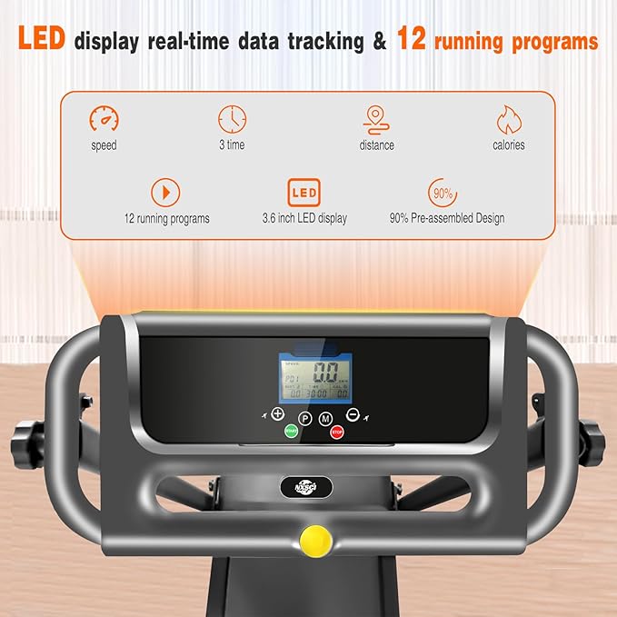 Treadmill with Handle Bar,3.0HP Walking Pad Treadmill,Portable Compact Walking Pad with Handle,Treadmills for Home Samll Space, Electric Small Treadmills,300 LBS Capaticy