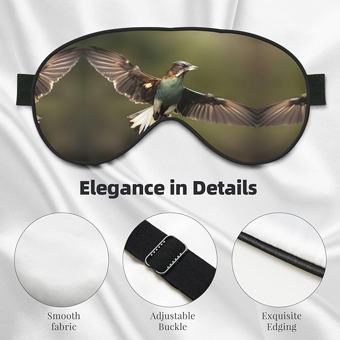 Hunting Flying-Wild Double Side Eye Mask, Adjustable Strap Eye Mask, Eye Sleep Shade Cover, Blocks Light Eye mask