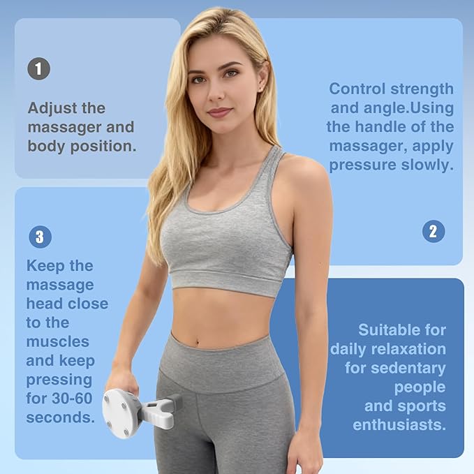 AISZG Psoas Release Tool-Hip Hook Psoas Muscle Release Tool Fully Adjustable for Iliacus, Waist Pain Sciatica, Back&Posture Relief, Hip Flexor Release Tool and Trigger Point Massage Tool