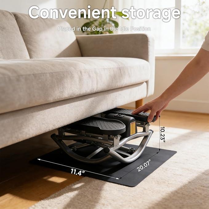 Rock Stepper, Lateral Rocking Fitness Home Workout Machine, Low-Impact Lateral Steppers for Knees and Joints, Portable Compact Side-to-Side Steppers for Legs, Glutes, Abs