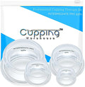 Cupping Warehouse Supreme 4 Intermediate Pro 5560 Silicone Cupping Set for Beginners – Medical-Grade, for Massage Therapy, Pain Relief, Body Sculpting & Cellulite Reduction, 4 Sizes (S, M, L, XL)