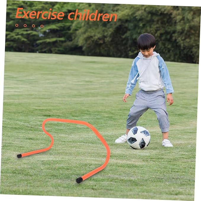 Cabilock 3pcs Agility Hurdles 15cm Plastic Speed Hurdles Football Training Equipment for Youth Soccer Agility and Running Training