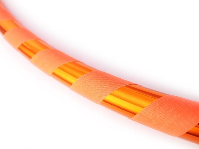 Weighted Beginner Fitness Hula Hoop for Adults - Exercise Hoop for Weight Loss & Core Workout - Large Diameter Hoop for Easy Learning - Handmade in USA - Multiple Sizes & Colors