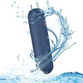 Meslovie Mini Upgraded Rechargeable Handheld Waterproof Massager,Electric Portable Back Massager for Back Neck Shoulder Body,Blue