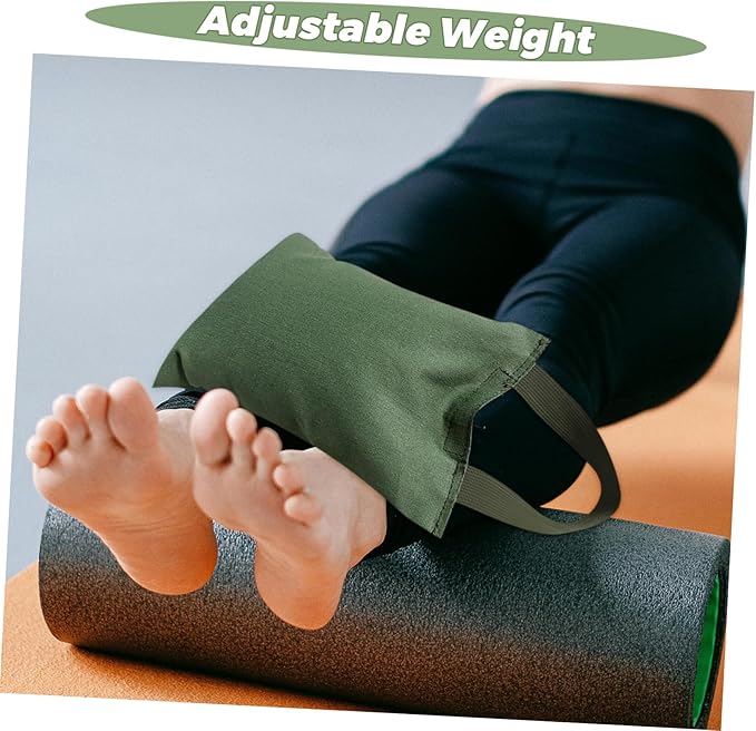 GANAZONO 2kg Canvas Sandbag with Handle Weight Bag for Yoga Dance Fitness Training Empty Sandbag for Versatile Workouts Easy to Transport