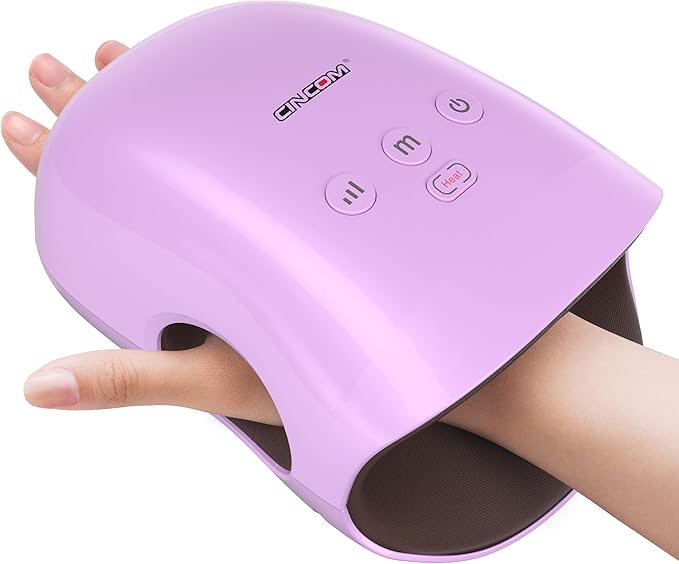 CINCOM Hand Massager - Cordless Hand Massager with Heat and Compression for Arthritis and Carpal Tunnel