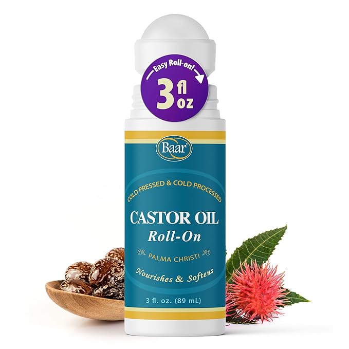 Baar Products - Castor Oil Roll-On 3 oz [Health and Beauty]