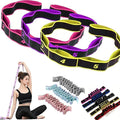 Fitness Resistance Bands with Handles, Numbered Resistance Bands for Glutes, Fitness Resistance Band for Stretching and Yoga, Adjustable Band for Seniors