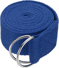 Yoga Strap for Stretching, Athletic Stretch Band with Adjustable Metal D Ring Buckle Yoga Bands