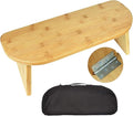 Meditation Bench, Handmade Eco Friendly Bamboo,Travel Friendly, Low Seat for Meditations, Yoga, Prayer