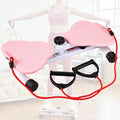 Waist Twisting Disc, Waist Sculptor Machine Twister for Home Exercise Workout, ab Twister Board for Women Weight Loss/Body Shaping/Foot MassagePink,12x53x33cm
