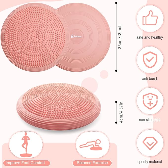 Libima Wobble Cushion Wiggle Seat for Sensory Kids, Flexible Seating for Classroom Elementary Balance Board for Office School Home
