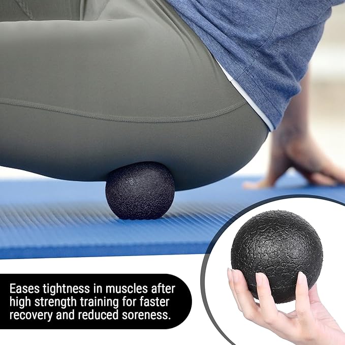 EPP Yoga Foam Release Ball, Deep Tissue Massage Ball, Muscle Trigger Point Tool Myofascial Release Balls for Stress Relief and Recovery (10CM Single Ball)