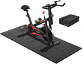 Treadmill Mat 63"x30", WERCHO Foldable Walking Pad Mat for Carpet Hardwood Floors 6mm Heavy-Duty Exercise Equipment Mat for Treadmill,Spin Bike,Elliptical Trainer,Exercise Equipment