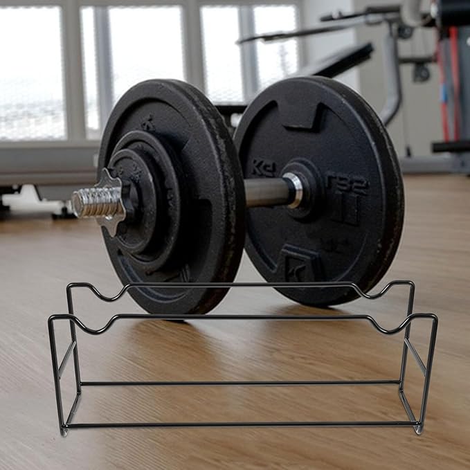 Dumbbell Holder Stand Compact Dumbbell Rack for Home Gym Strength Training Weight Storage Rack 15.74X5.90X3.93In Fitness Equipment Organizer