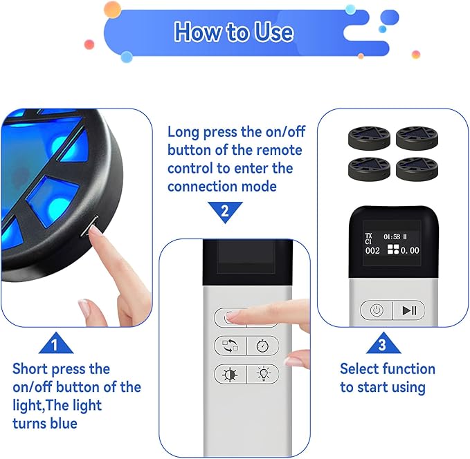 JOJOCY Reaction Training Light Magnetic, 5 Lights Color 6 Modes 30h Battery Life Improves Reaction Speed and Agility for Soccer, Basketball, Boxing, Rugby, Daily Entertainment (4)