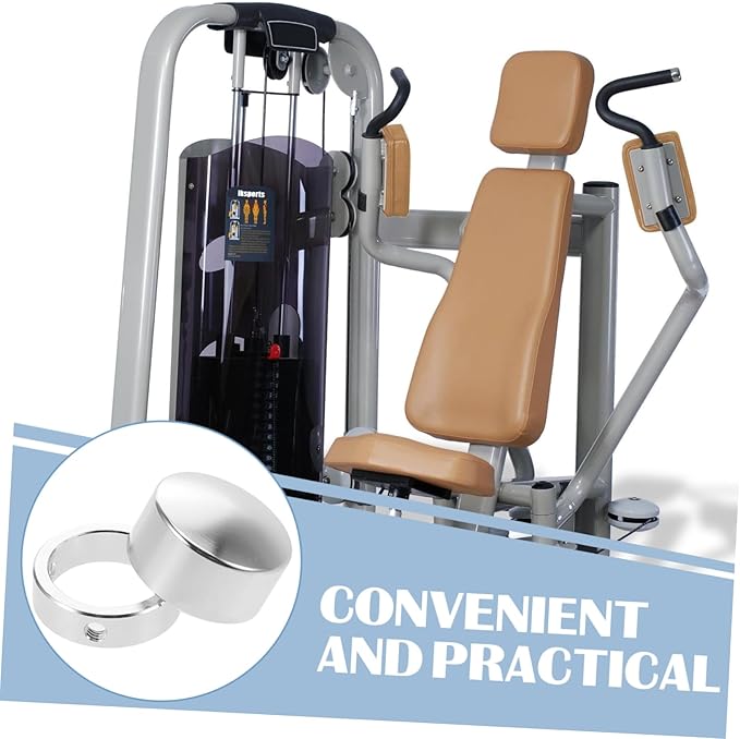 Kisangel 1 Set Fitness Tubing End Cover for Strength Training Equipment Easy to Install Armrest Covers Comfortable Grip for Enhanced Stability Compatible with Gym Accessories