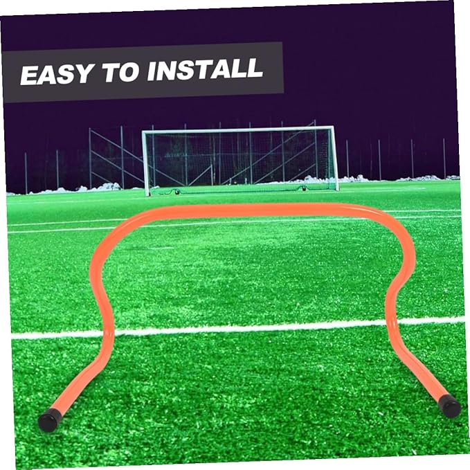 Luxshiny 4pcs Agility Hurdles Soccer Training Equipment Plastic 15cm Speed and Agility Training Hurdles for Youth Football Practice