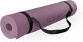 TONE Fitness Yoga Mat 1/4" Thick Non Slip Exercise & Pilates Mat for Home Workouts with Carrying Strap | Multiple Options