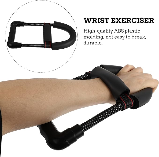 Milisten Electrophoresis Wrist Device Wrist Exerciser Arm Resistance Training Supplies Arm Strength Trainer Arm Hand Grip Arm Work Equipment Forearm Strength Excerciser Manual Tool
