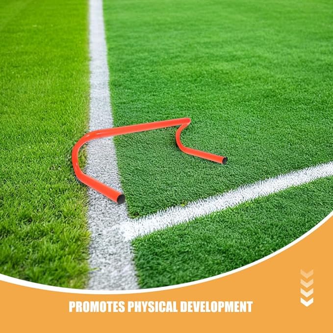 Kisangel 5pcs Mini Hurdles: Portable 15cm Height Mini Agility Hurdles Kids Training for Preschool - Lightweight Plastic Training Speed Equipment for Indoor and Outdoor Use