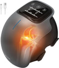 Medcursor Knee Massager with Heat, Cordless Heated Knee Massage for Pain Relief with 3 Heating Levels, 3 Vibration Modes, LED Screen, Adjustable Straps, Gift for Men and Women