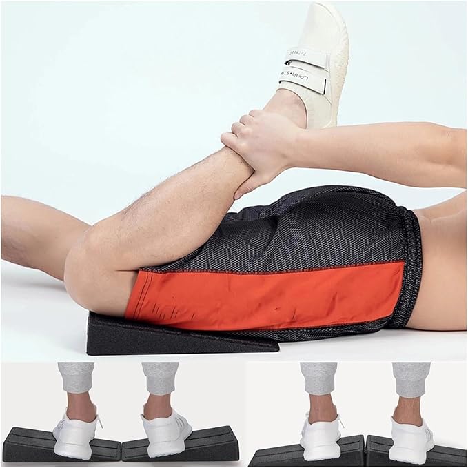 Yoga Wedge Stretch Slant Boards Adjustable Tilt Slanting Board Squat Wedge Block Improve Lower Leg Strength(2pcs 17)