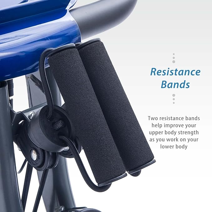 Merax Workout Bike For Home - 2 In 1 Recumbent Exercise Bike and Upright Indoor Cycling Bike Positions, 16 Level Magnetic Resistance Exercise Bike, Foldable Stationary Bike Machine, Fitness Bike
