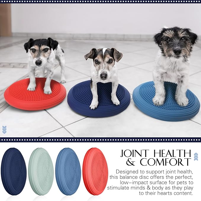 Libima 4 Pcs Wiggle Seat Inflated Wobble Cushion for Sensory Kid 13 Inches Balance Disc Flexible Seating for Classroom Sensory Pad for Chair Wiggle Cushion