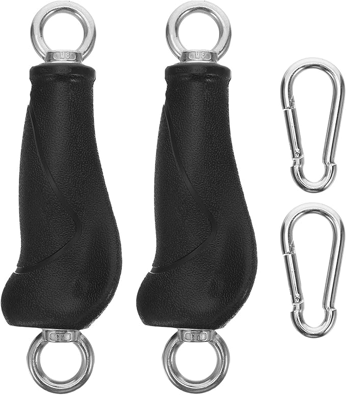 2pcs Gym Cable Machine Handles Heavy Duty Fitness Equipment Grips with Ergonomic Pull and Resistance Band Handles for Home Workout and Strength Training