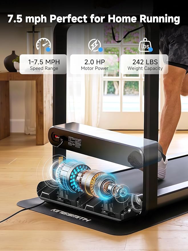 WALKINGPAD X Series Folding Treadmills for Home, Smart Vertical Fold, LED Display, No Assembly