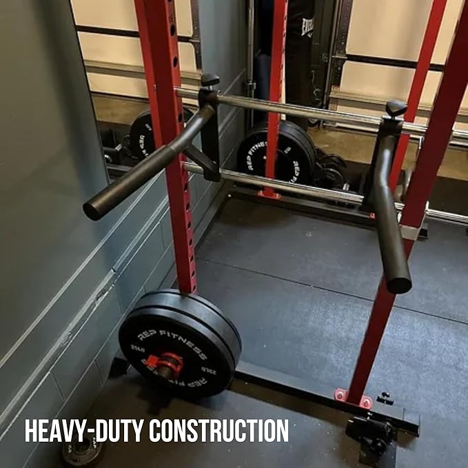 Rep Fitness Dip Bar Attachment | Home Gym Equipment | Pull Up Bar Accessory | Strength Training Attachment for PR-1000 Stationary Rack | Parallettes Bars | Power Tower Add-On | Calisthenics Gear
