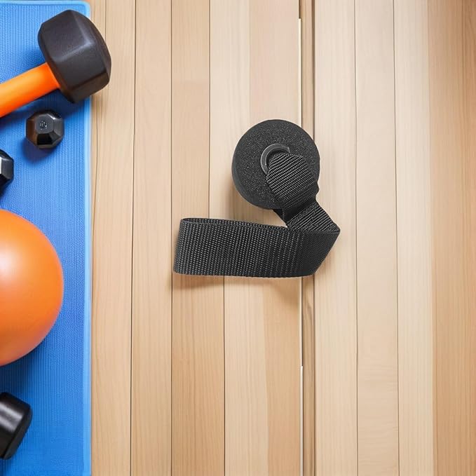 YARNOW 5pcs Resistance Bands Door Anchor Straps Black Portable Fitness Band Door Clip for Home Workout and Strength Training Equipment Attachments