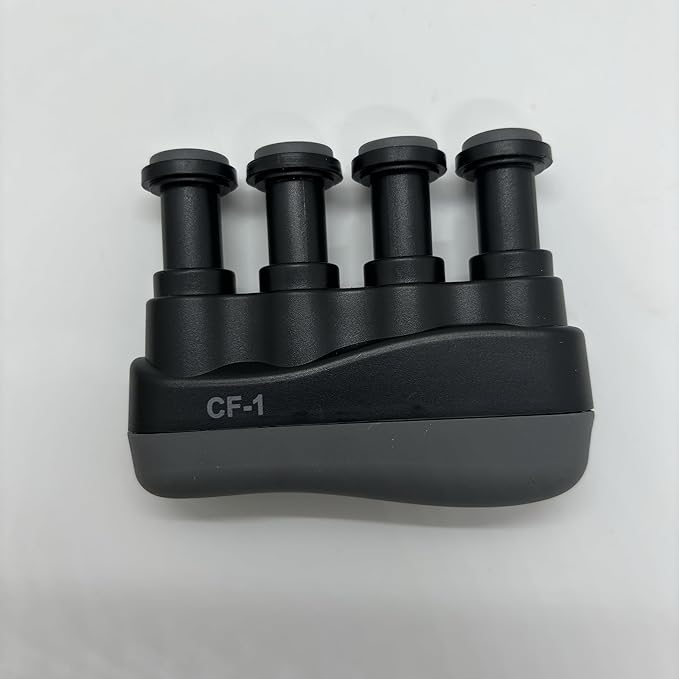 Guitar Finger Strengthener - Improve Your Finger Power, Flexibility, and Span for Playing String Instruments (Black)