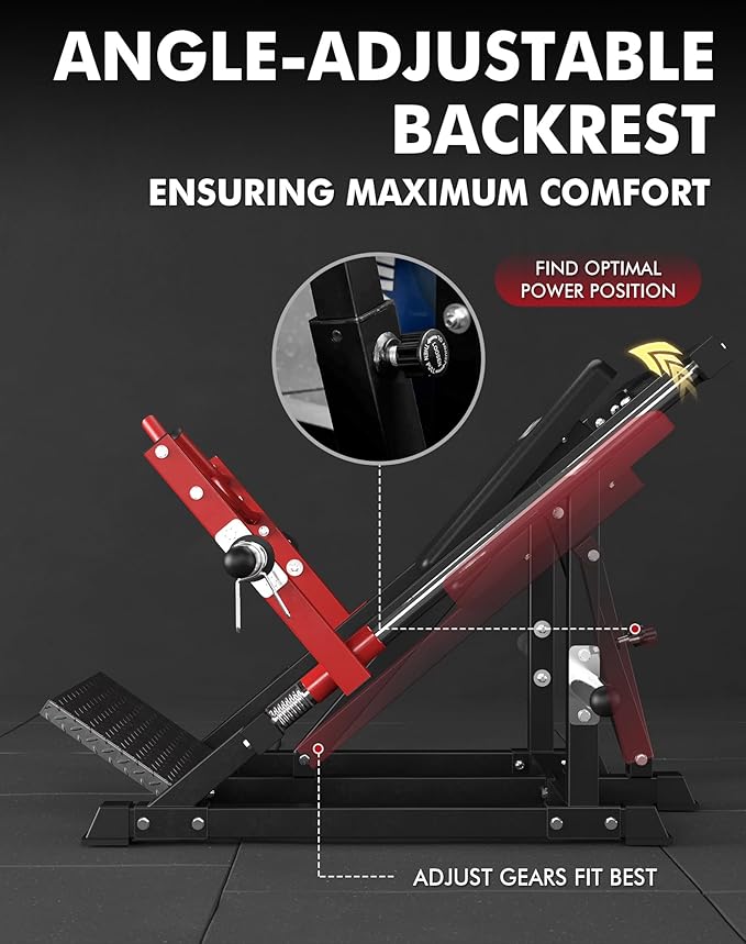 Mikolo Linear Row Machine, Rowing Machine for Home with Plate-Loaded Smith Row, Linear Bearing Back Workout Equipment for Home Gym