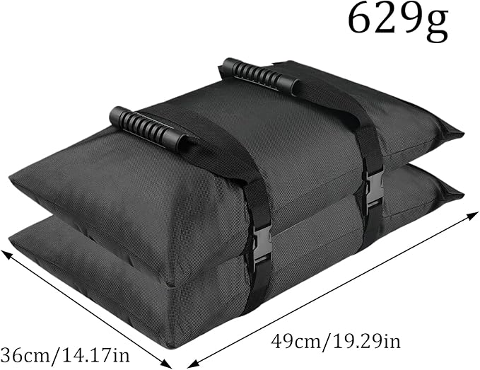 Heavy Duty Sand Bags, Tent Weight Bag, Portable Canopy Base with Feature, Water-Resistant Material, Umbrella Sand Bag with Practical Design, Bags for Camping and Fitness