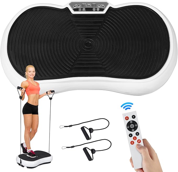 ZENY Vibration Plate Exercise Machine, Whole Body Workout Vibration Fitness Platform for Weight Loss, Toning Wellness, Home Gym Equipment